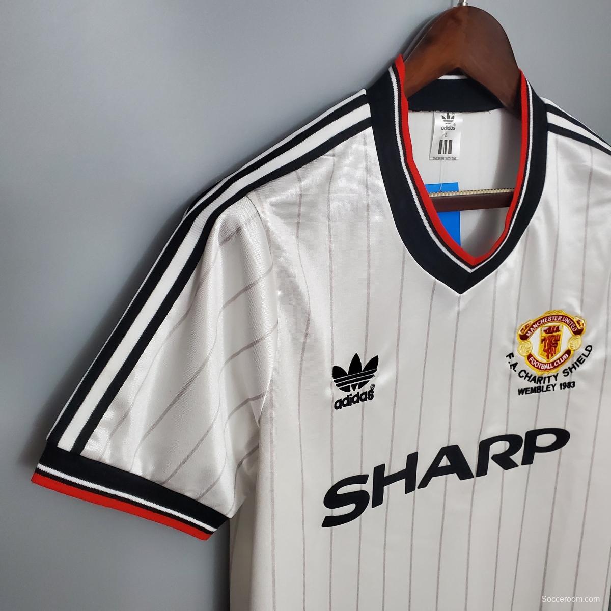 Retro Manchester United 1983 away Soccer Jersey