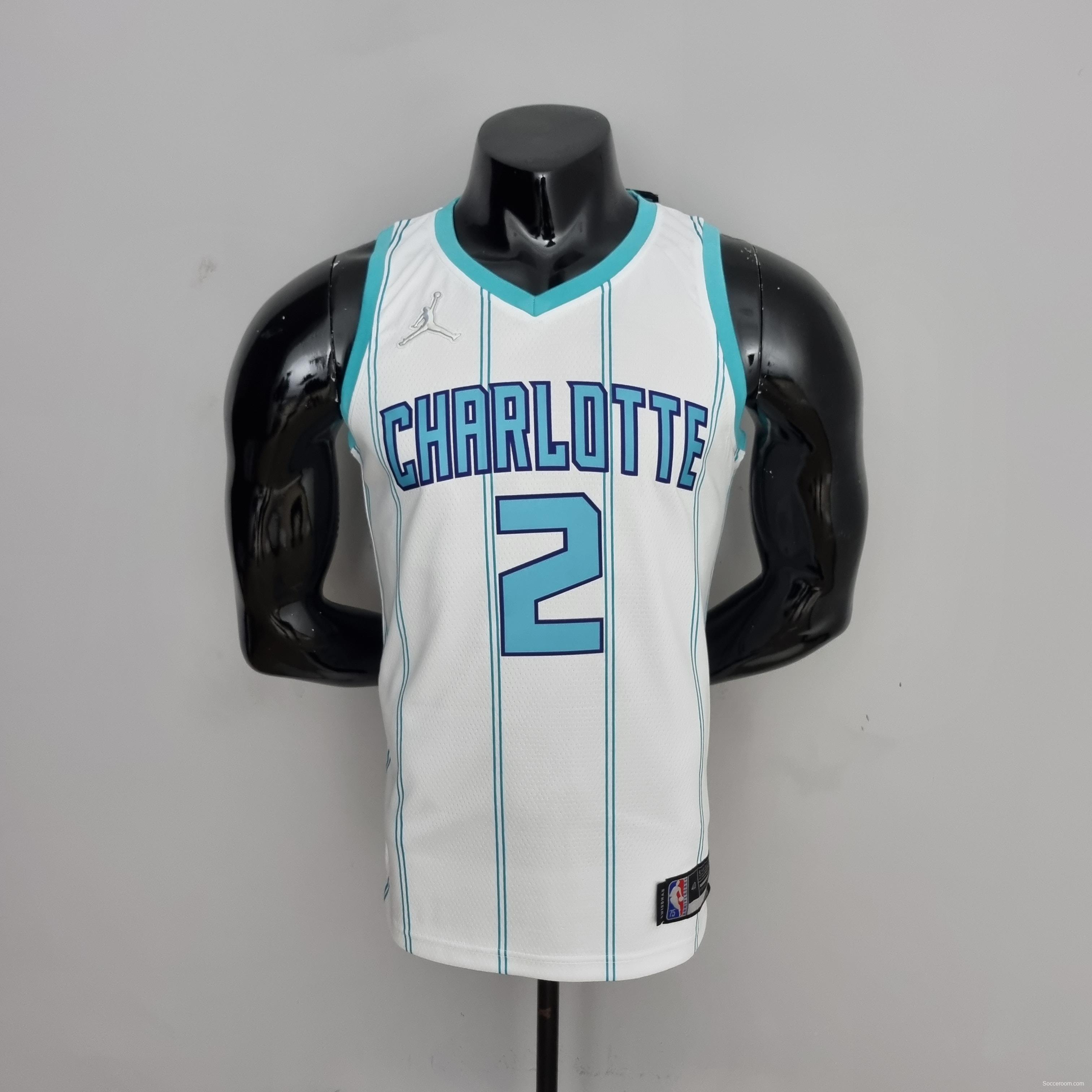 75th Anniversary Ball #2 Charlotte Hornets White NBA Jersey