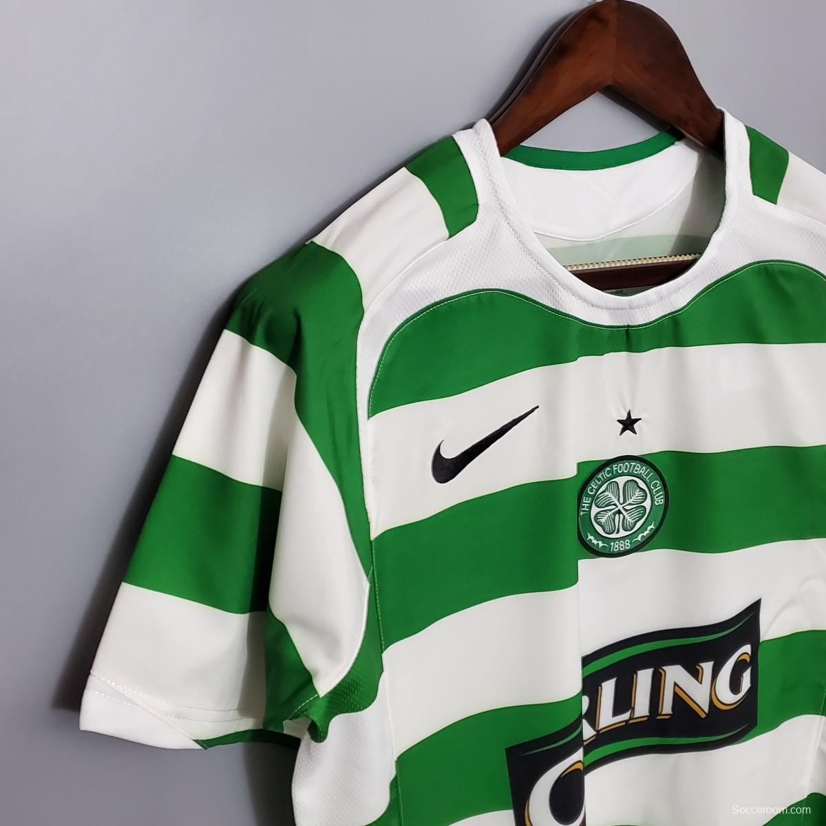 Retro 05/06 Celtic home Soccer Jersey