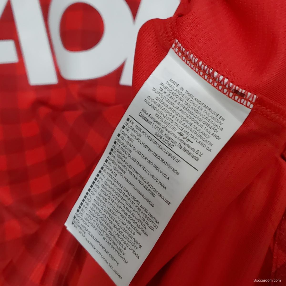 Retro 12/13 Manchester United home Soccer Jersey