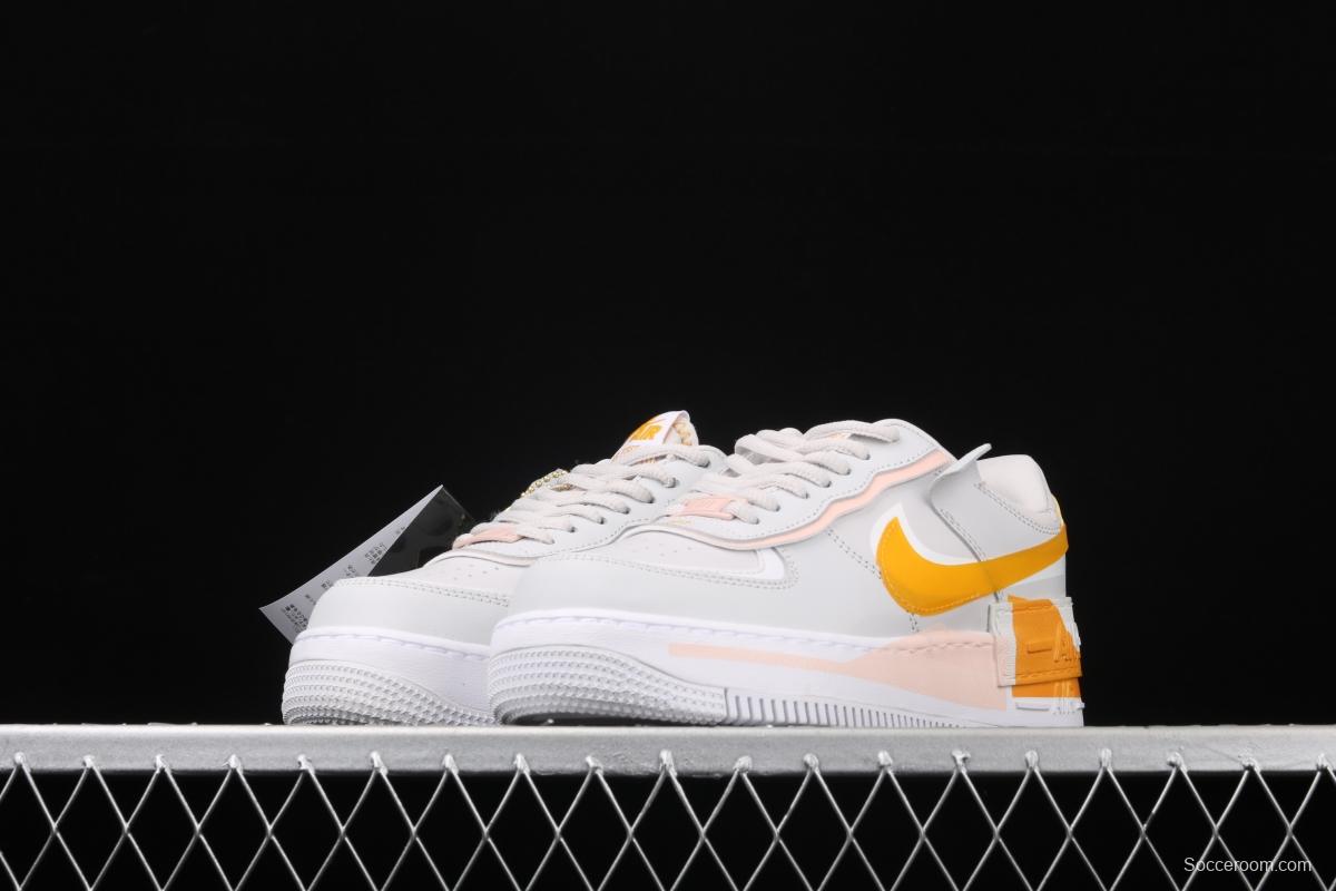 NIKE Air Force 1 ShAdidasow light weight heightened low-top 100-board shoes CQ9503-001