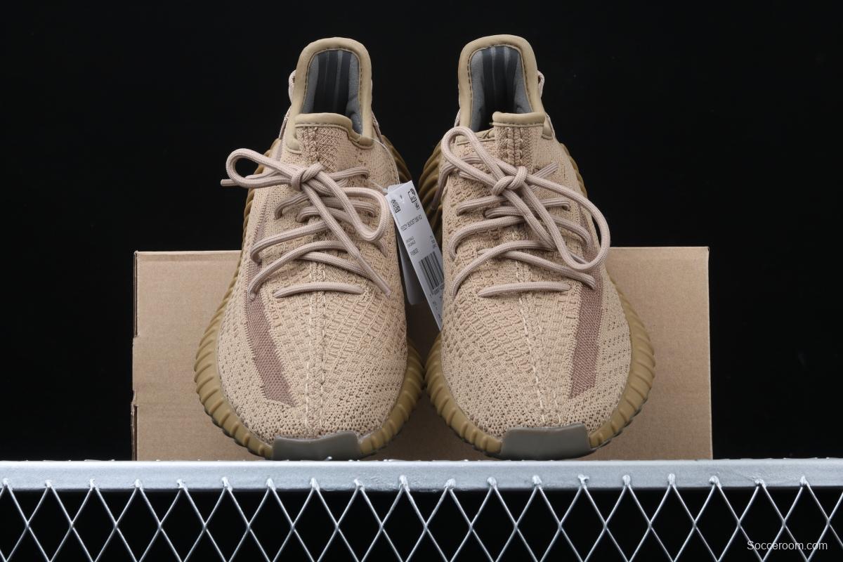 Adidas Yeezy Boost 350 V2 FX9033 das coconut 350 second generation hollowed-out sesame gray angel color