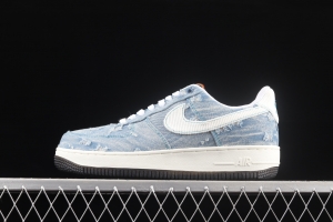 NIKE Air Force 1x 07 Low washed to make old low upper shoes 316122-333