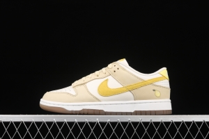 NIKE SB DUNK Low dunk series lemon yellow color matching low-side leisure sports skateboard shoes DJ6902-700