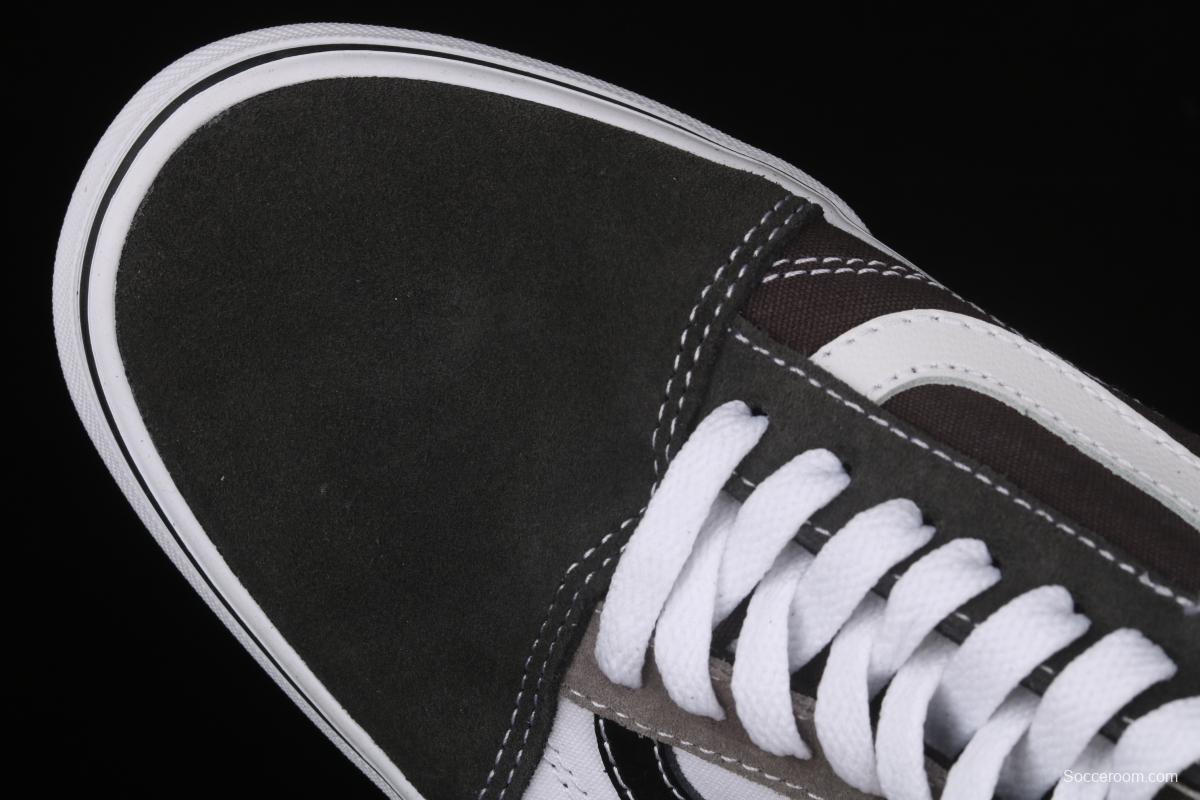 Vans Old Skool Vance black, white and gray color low-side vulcanized canvas casual shoes VN0A4BVAK10