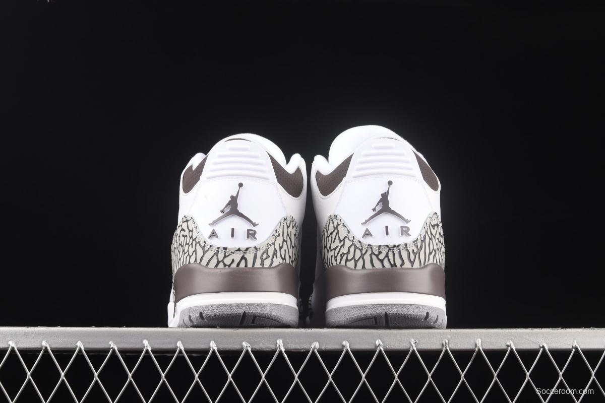 Air Jordan 3 Retro SP Medium Grey AJ3 Joe 3m white ash explosion crack DH3434-110A