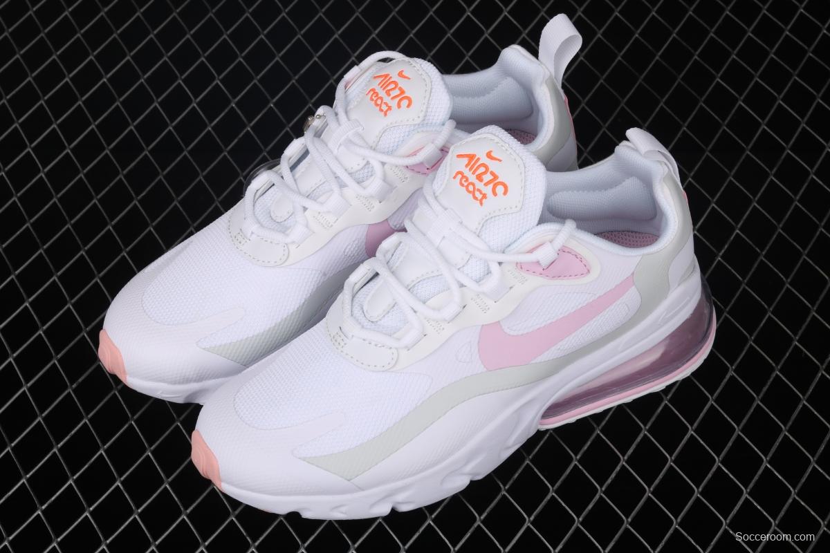 NIKE Air Max 270React new high-frequency mesh function half-palm air cushion running shoes CZ0372-101