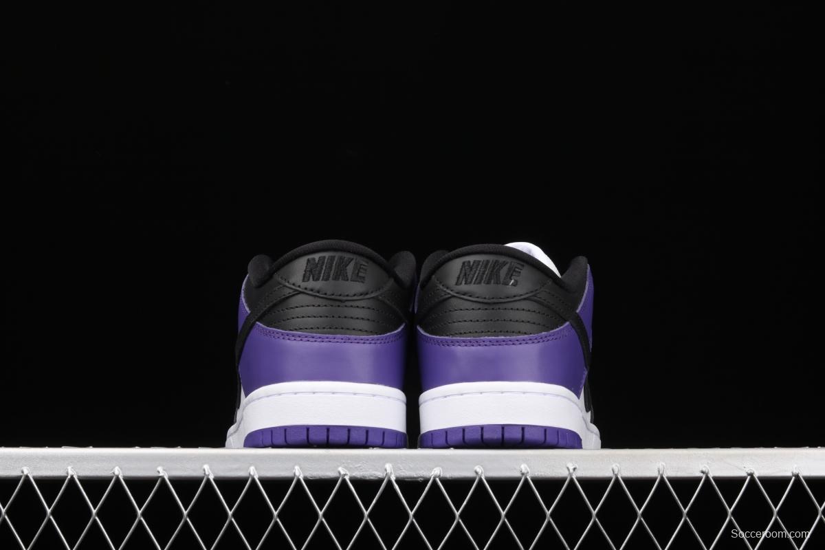 NIKE SB DUNK Low Court Purple black and purple North Carolina low-top leisure sports skateboard shoes BQ6817-500