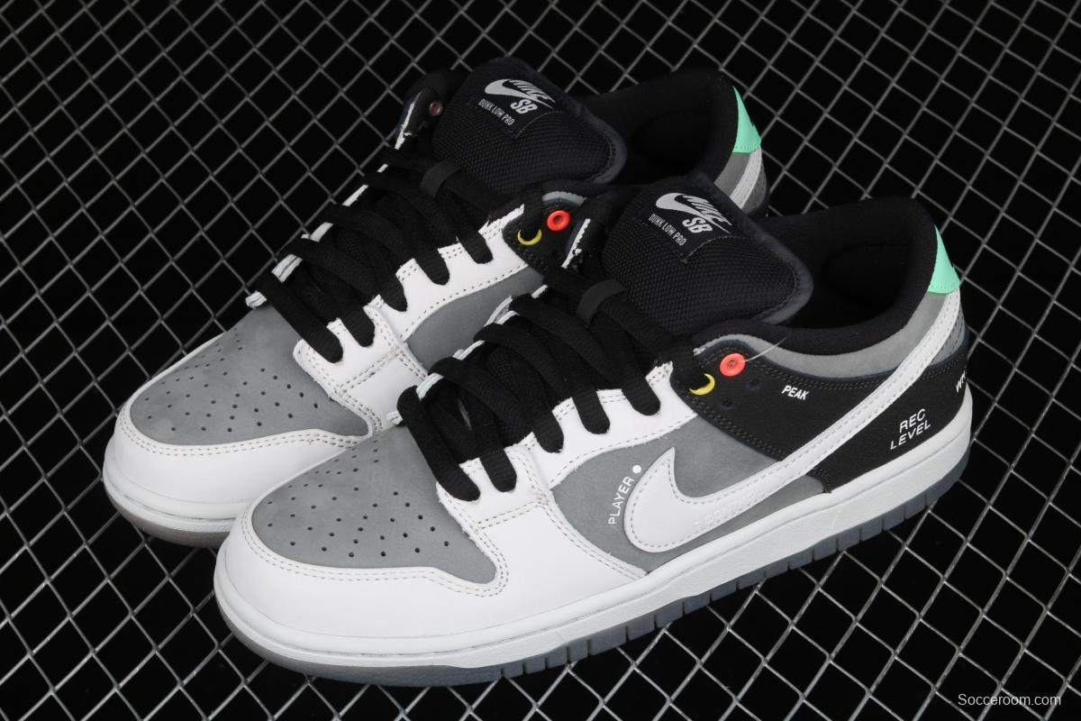 NIKE DUNK SB Low Pro ISO camera jointly named black and gray dunk series retro leisure sports skateboard shoes CV1659-001