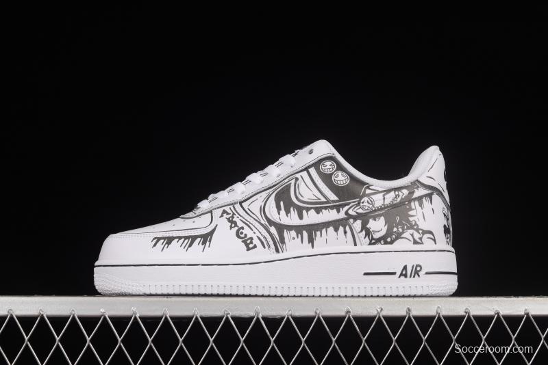 NIKE Air Force 1'07 Low One Piece Two-dimensional theme low-top casual sneakers CW2288-301