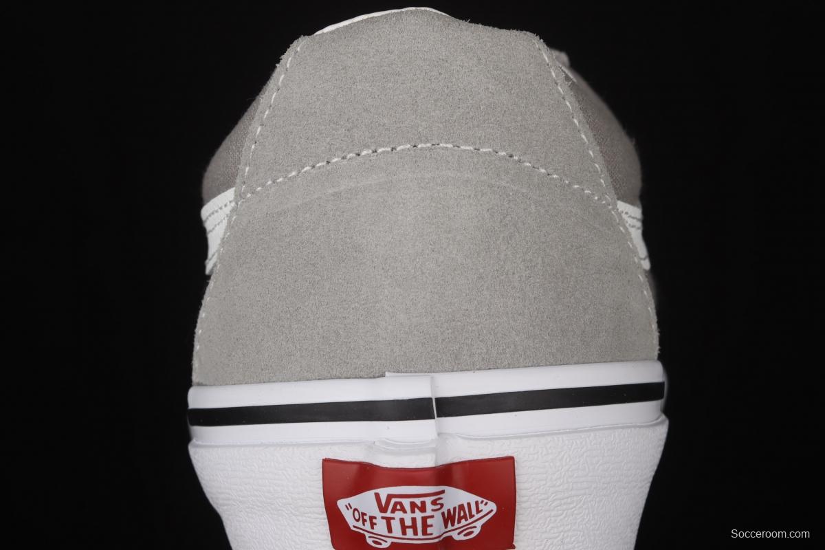 Vans SK8-Low gray side stripes low-side professional skateboard shoes VN0A4UUKIYP