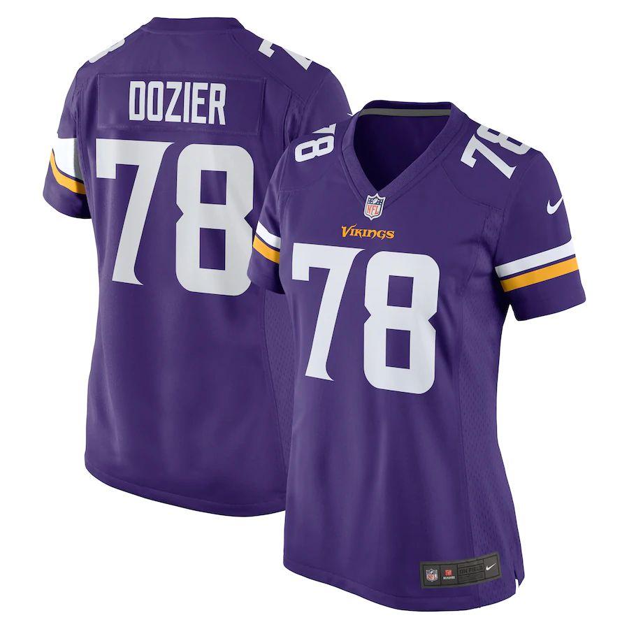 Women's Dakota Dozier Purple Player Limited Team Jersey