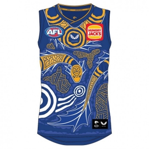 West Coast Eagles 2021 Men's Indigenous Football Guernsey