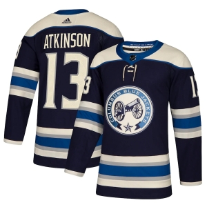 Youth Cam Atkinson Navy Alternate Player Team Jersey