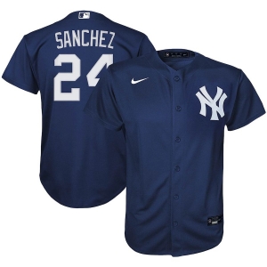 Youth Gary Sanchez Navy Alternate 2020 Player Team Jersey