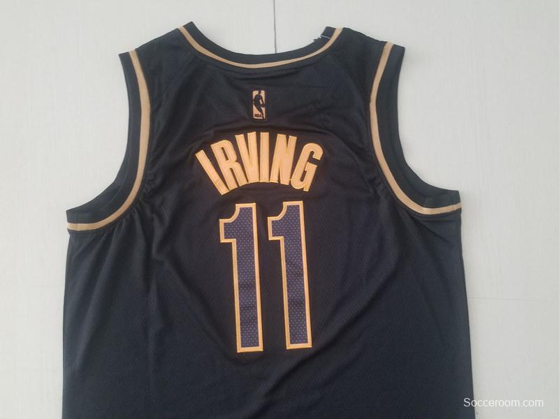 Kyrie Irving 11 Black Golden Edition Jersey