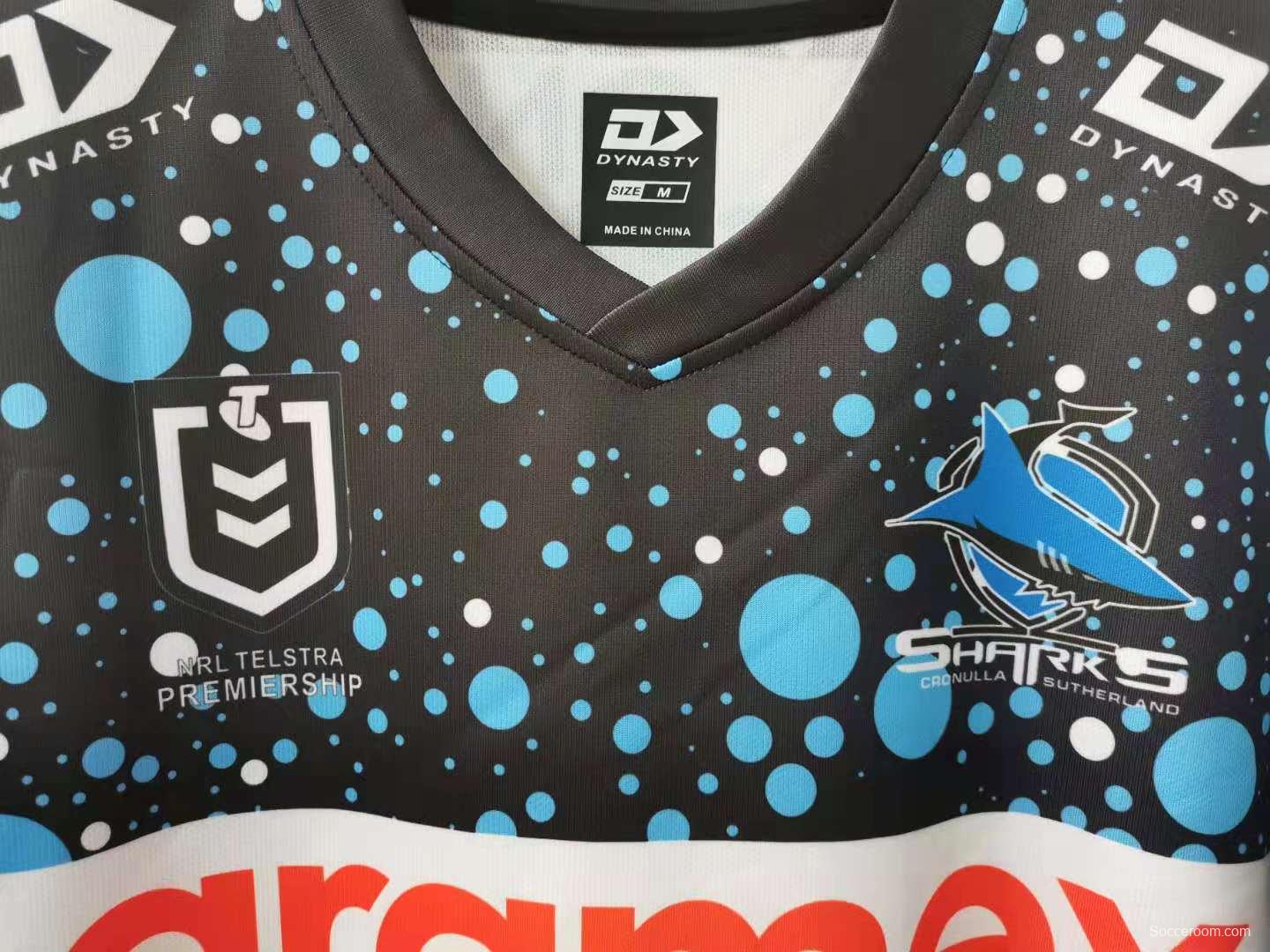 Cronulla Sharks 2021 Mens Indigenous Rugby Jersey