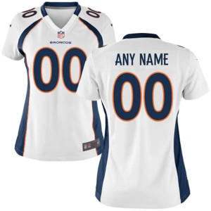 Women's White Customized Game Team Jersey