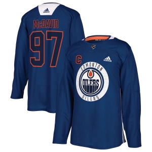 Women's Connor McDavid Royal Practice Player Team Jersey