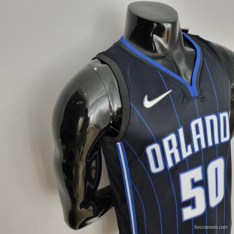 75th Anniversary Anthony#50 Orlando Magic Black NBA Jersey