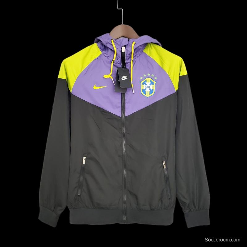 Windbreaker Brazil Purple Black