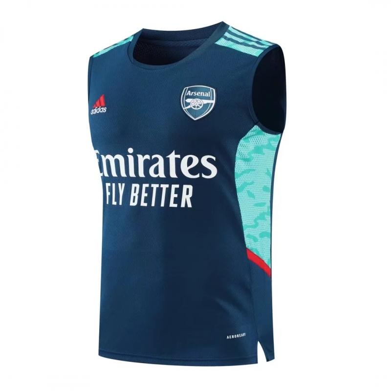 22/23 Arsenal Pre-match Training Jersey Royal Blue Vest