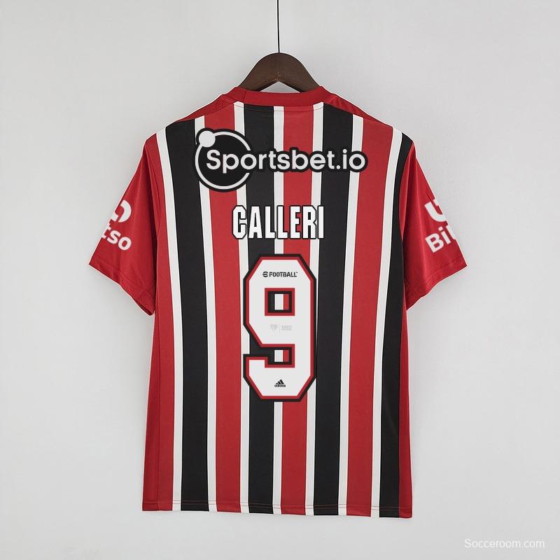 22/23 All Sponsor Sao Paulo Away Soccer Jersey