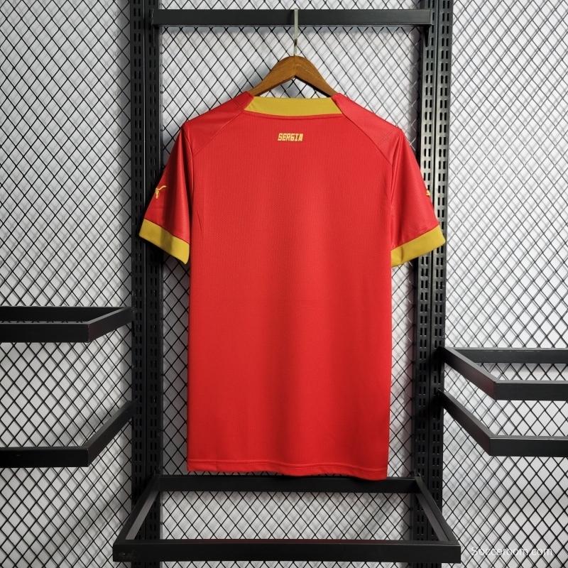 2022 Serbia Home Soccer Jersey