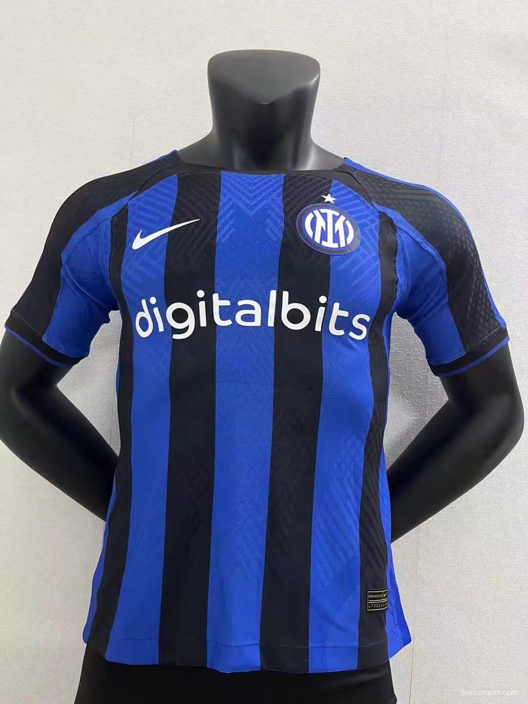 Player Version 22/23 Inter Milan Home Soccer Jersey