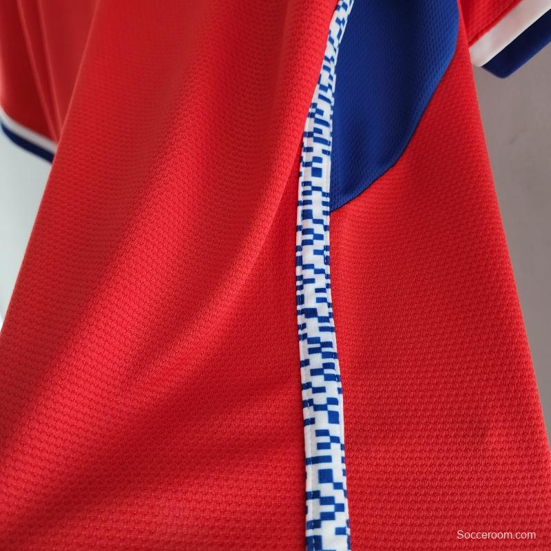 2022 Chile Home Soccer Jersey