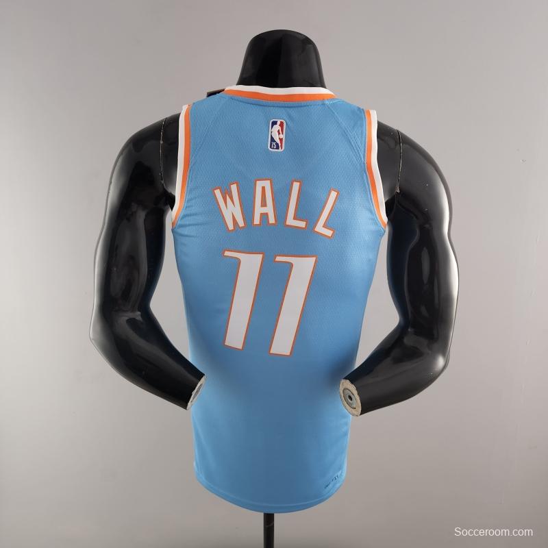 2022 WALL#11 Los Angeles Clippers City Edition NBA Jersey Blue