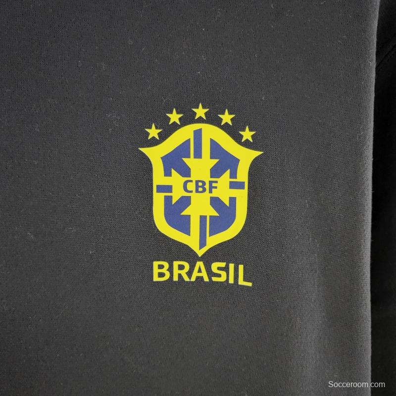 2022 Brazil Hoodie Black