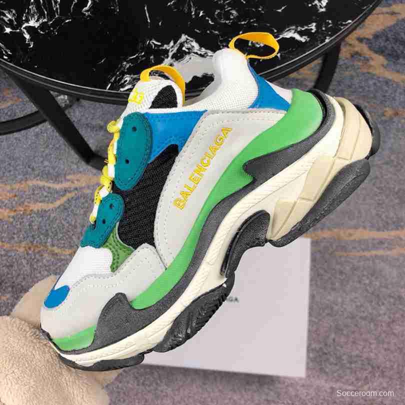 Men Balenciaga Triple-S Sneaker Green/Grey