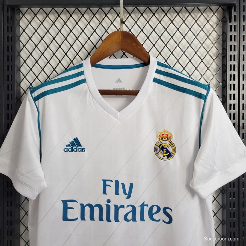 Retro 17/18 Real Madrid Home Jersey