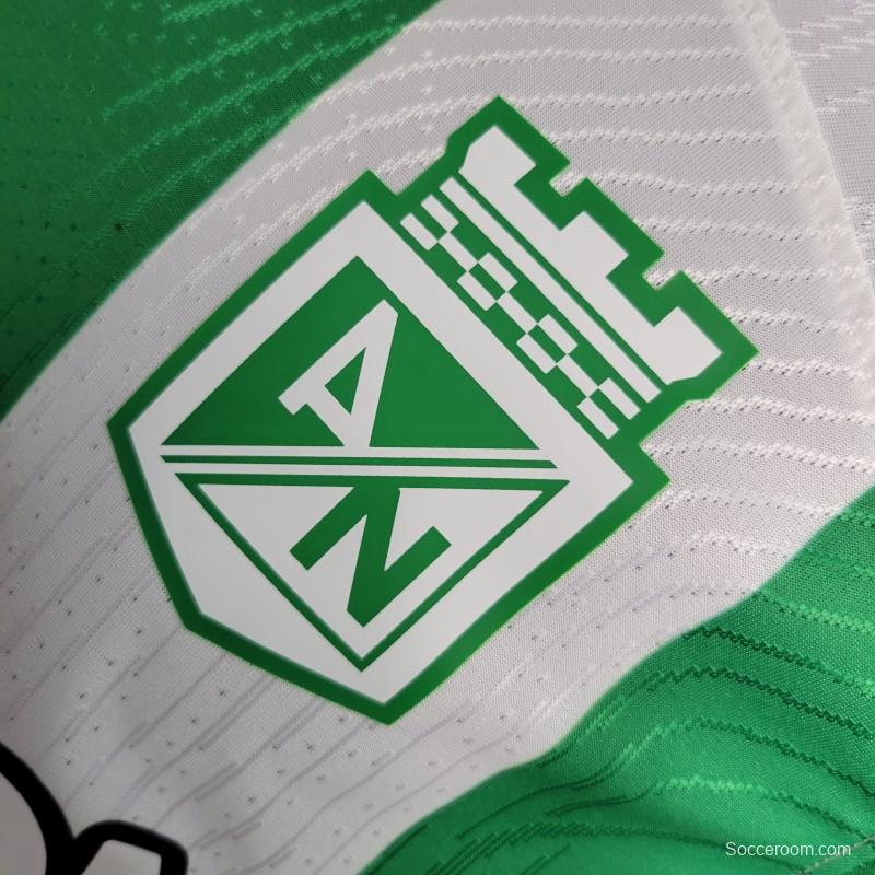 Player Version 23-24 Atlético Nacional Home Jersey