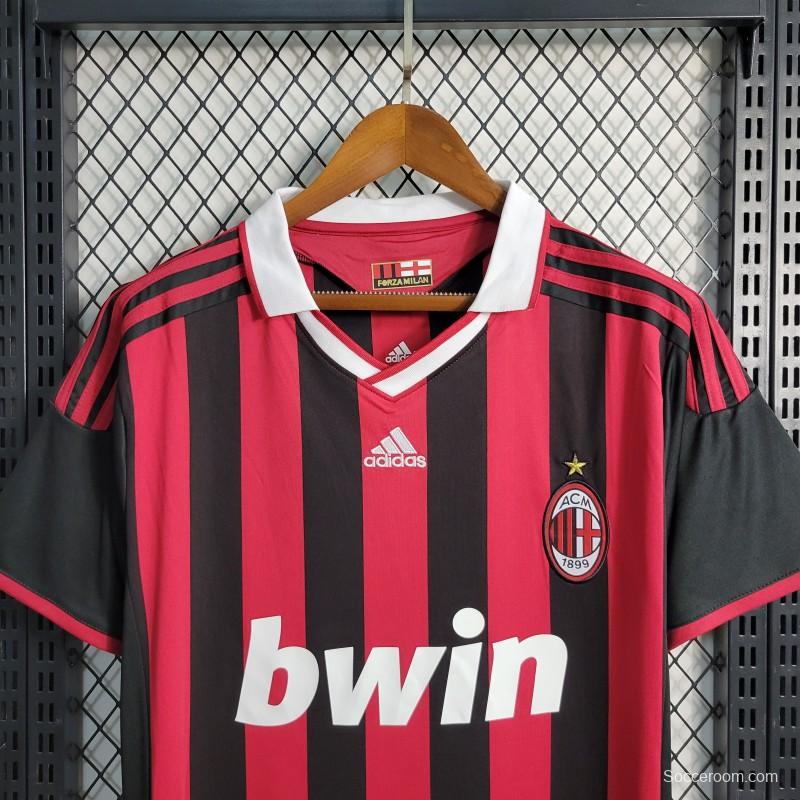 Retro 2009-10 AC Milan Home Jersey