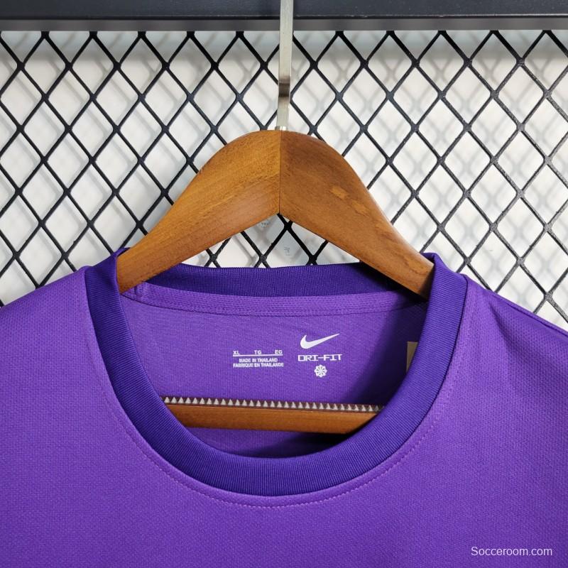 23-24 PSG Purple Training Jersey