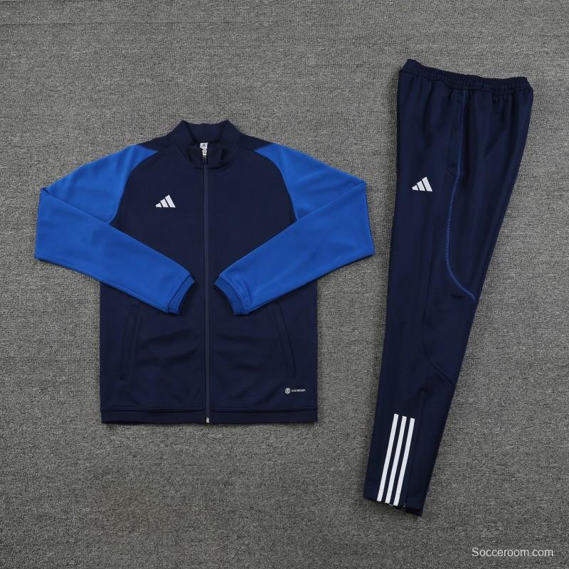 2023 Adidas Navy Full Zipper Jacket +Pants