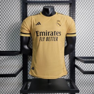 Player Version 23-24 Real Madrid Away Brown Jersey