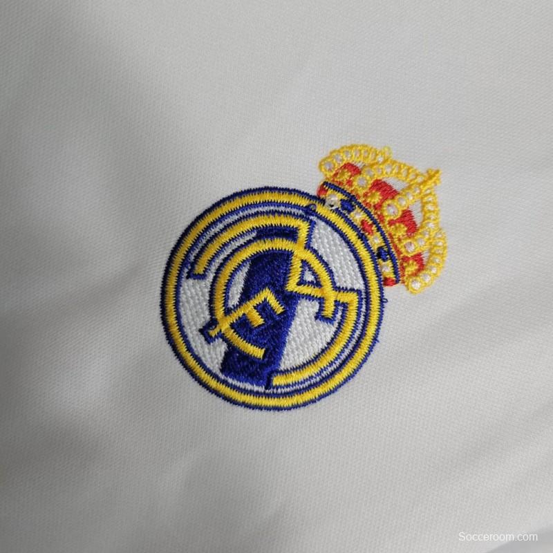 23/24 Kids Real Madrid Home Long Sleeve Jersey