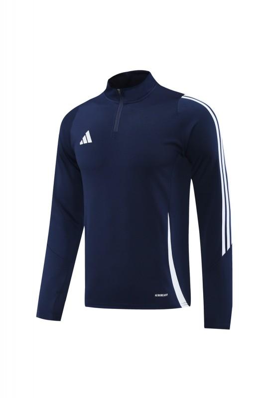 2024 Adidas Navy Half Zipper Jacket+Pants