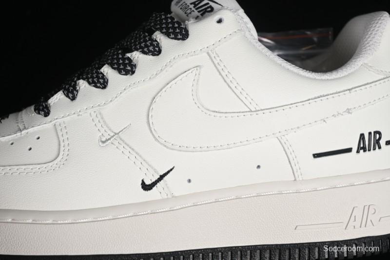 Nike Air Force 1 '07 Low Casual Sneakers with 3M Reflective Swoosh and Full-Length Air Cushion - CJ1379-602