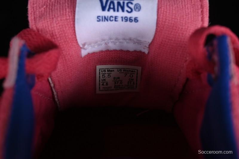 Vans Vault Og Sport Low Retro Suede Canvas Vulcanized Shoes in Dragon Fruit - VN000CQRCHL