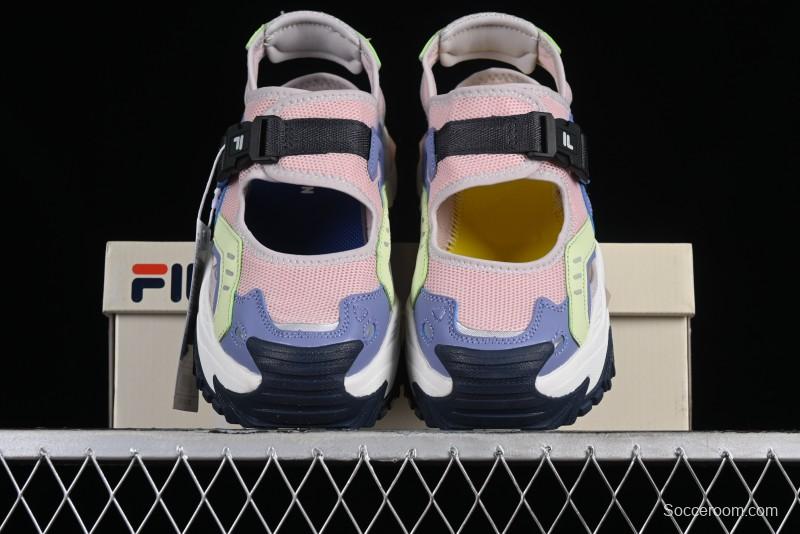 Fila Fusion Thick Sole Hard Candy Sandals - T12W421403FRB