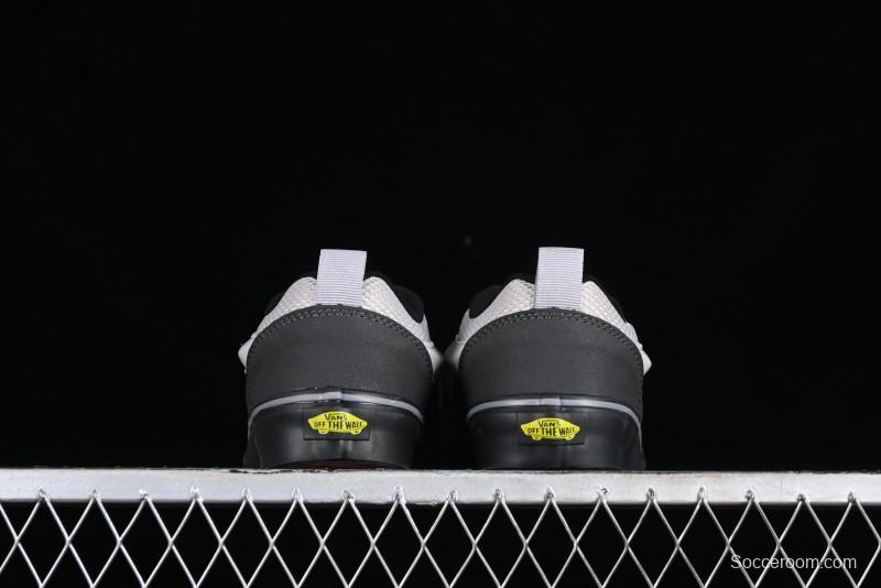 Vans OG Classic Slip-On Acid Wash Retro Grey Black Skate Shoes - VN0009QCGRY