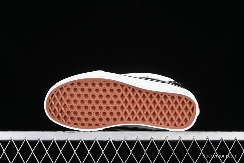 Vans Classics Knu Skool Retro Skate Shoes with Thickened Tongue and Oversized Toe - VN0009QCBLK