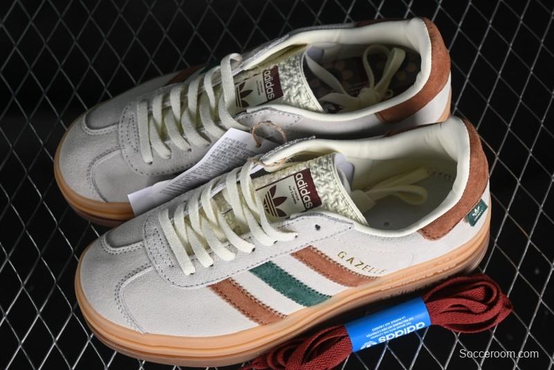 Adidas Originals Gazelle Bold IG3685 Low-Top Sneakers with Thick Sole for Casual Wear Anti-Slip and Durable - IG3685