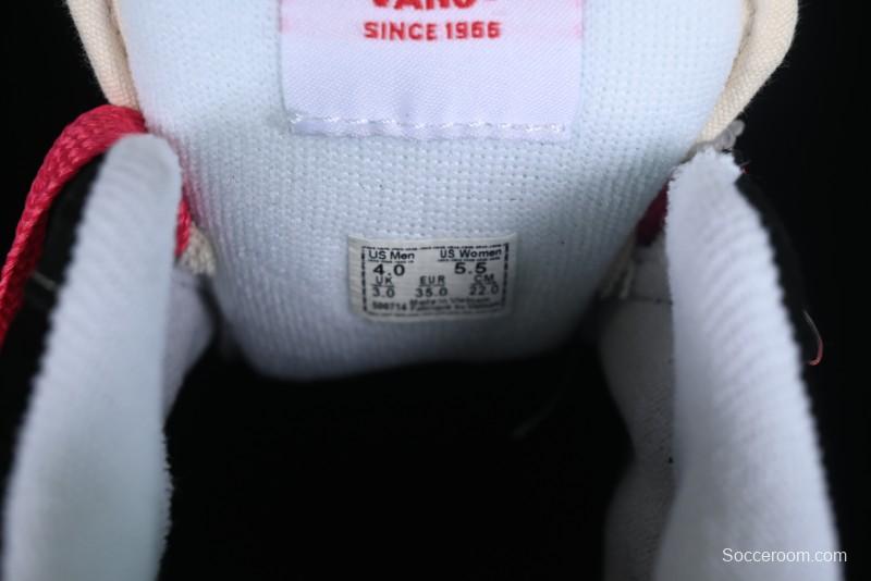 Vans Classics Knu Skool Retro Skate Shoes with Thickened Tongue and Oversized Toe - VN0009QCBLK