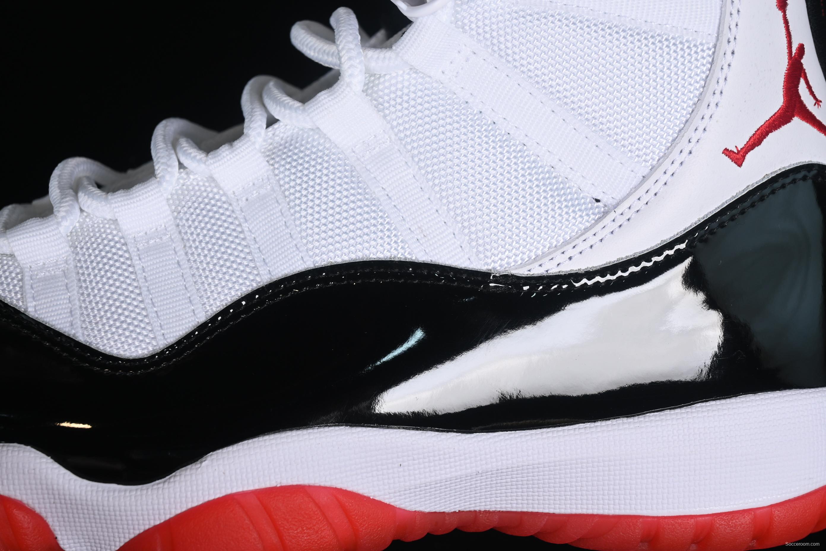Nike Air Jordan 11 Retro Basketball Shoes with Patent Leather and Carbon Fiber Plate - CT8012-106