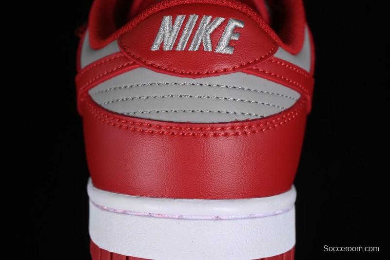 Nike SB Dunk Low Grey Red Colorway Low-Top Casual Skateboarding Shoes - CW1590-0002
